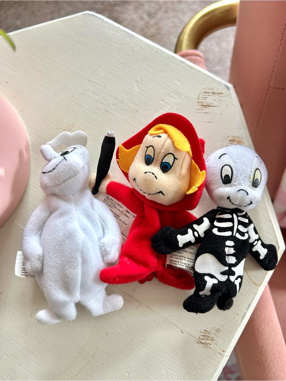 2003 Starbucks Halloween Finger Puppet Casper Set